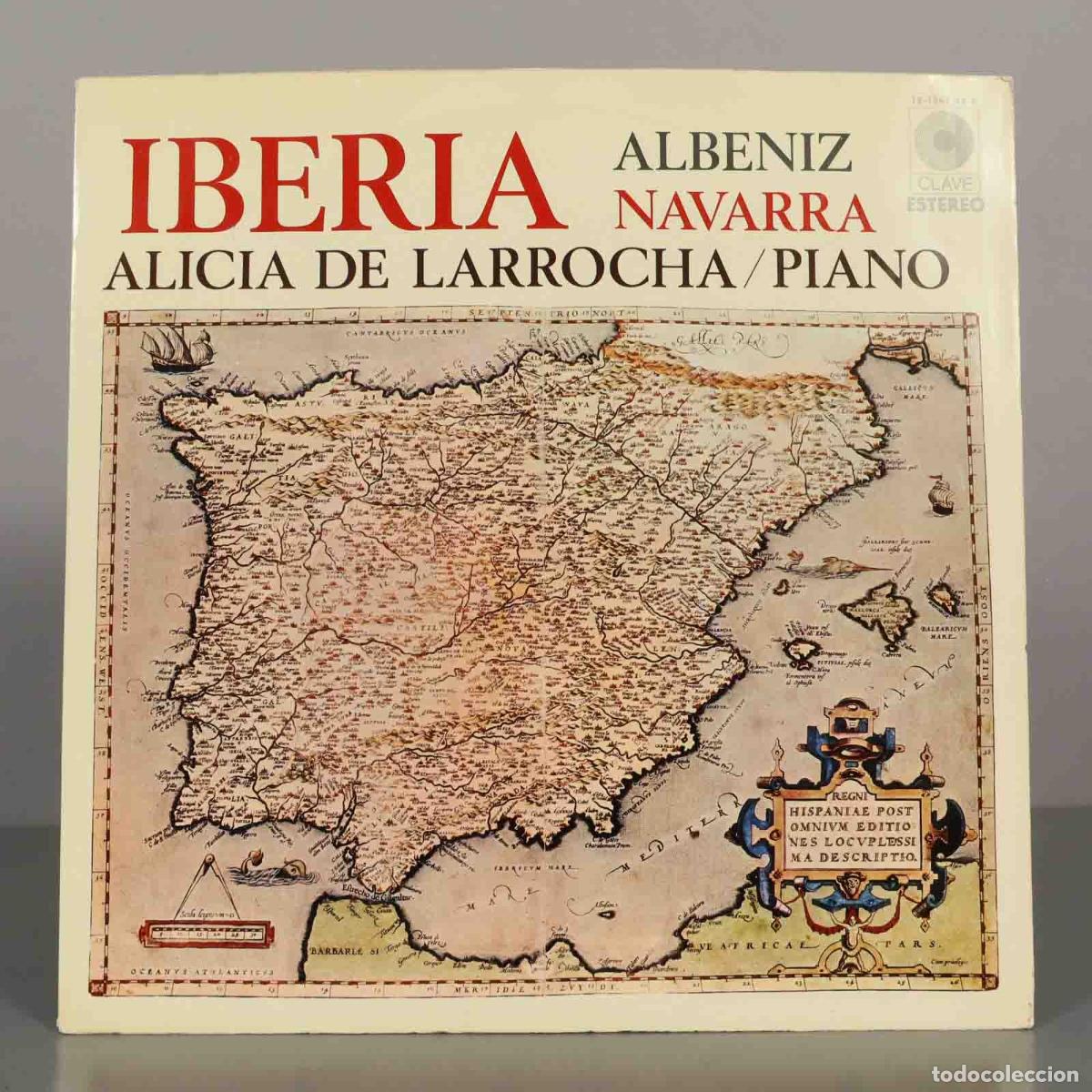 Discos de vinilo: LP. Isaac Alb&eacute;niz - Iberia, Navarra - Alicia de Larrocha