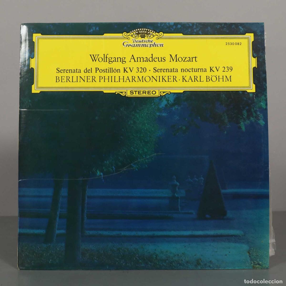 Discos de vinilo: LP. Wolfgang Amadeus Mozart - Posthorn-Serenade KV 320, Serenata Notturna KV 239 - KARAJAN