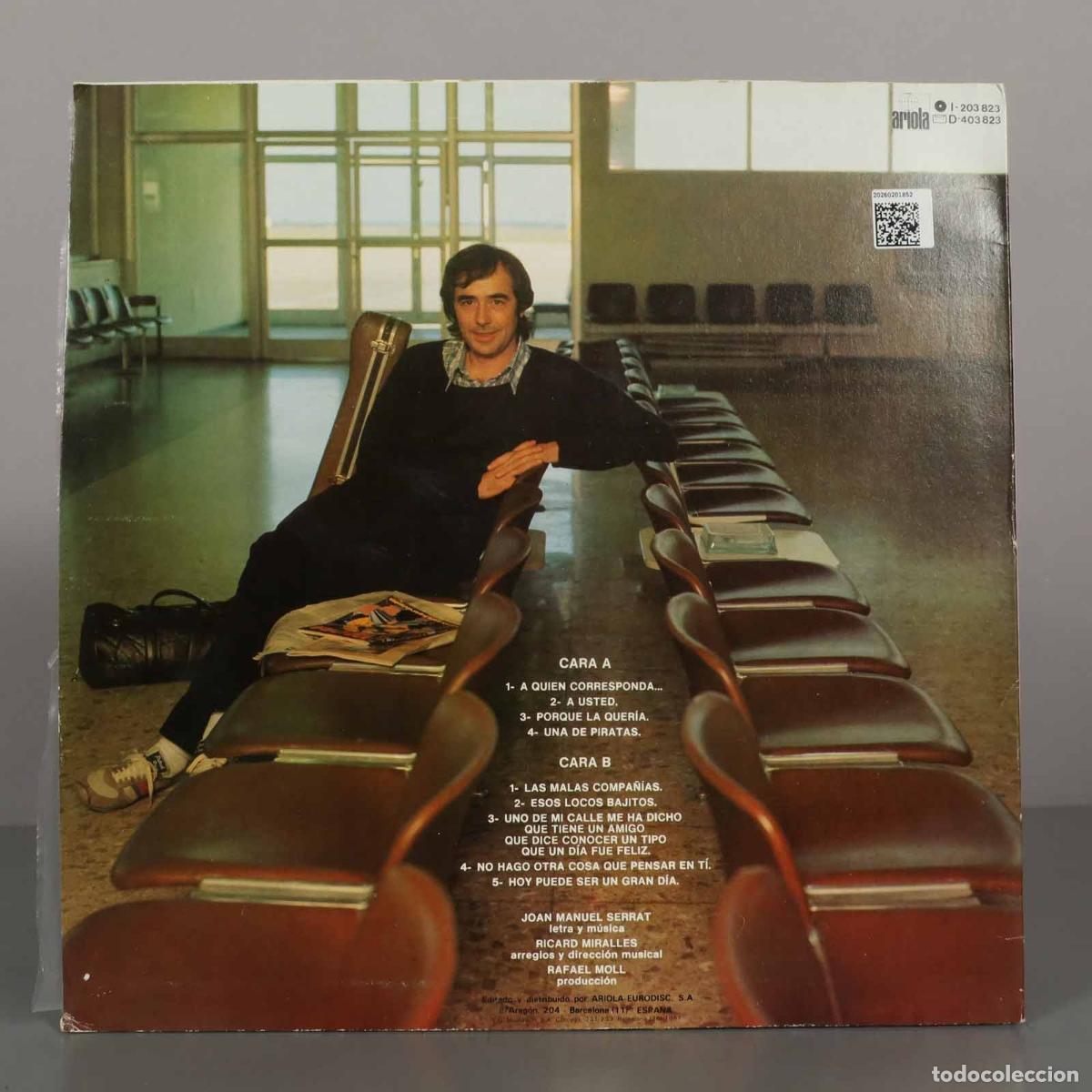 Discos de vinilo: LP. En tr&aacute;nsito - Joan Manuel Serrat - Foto 2