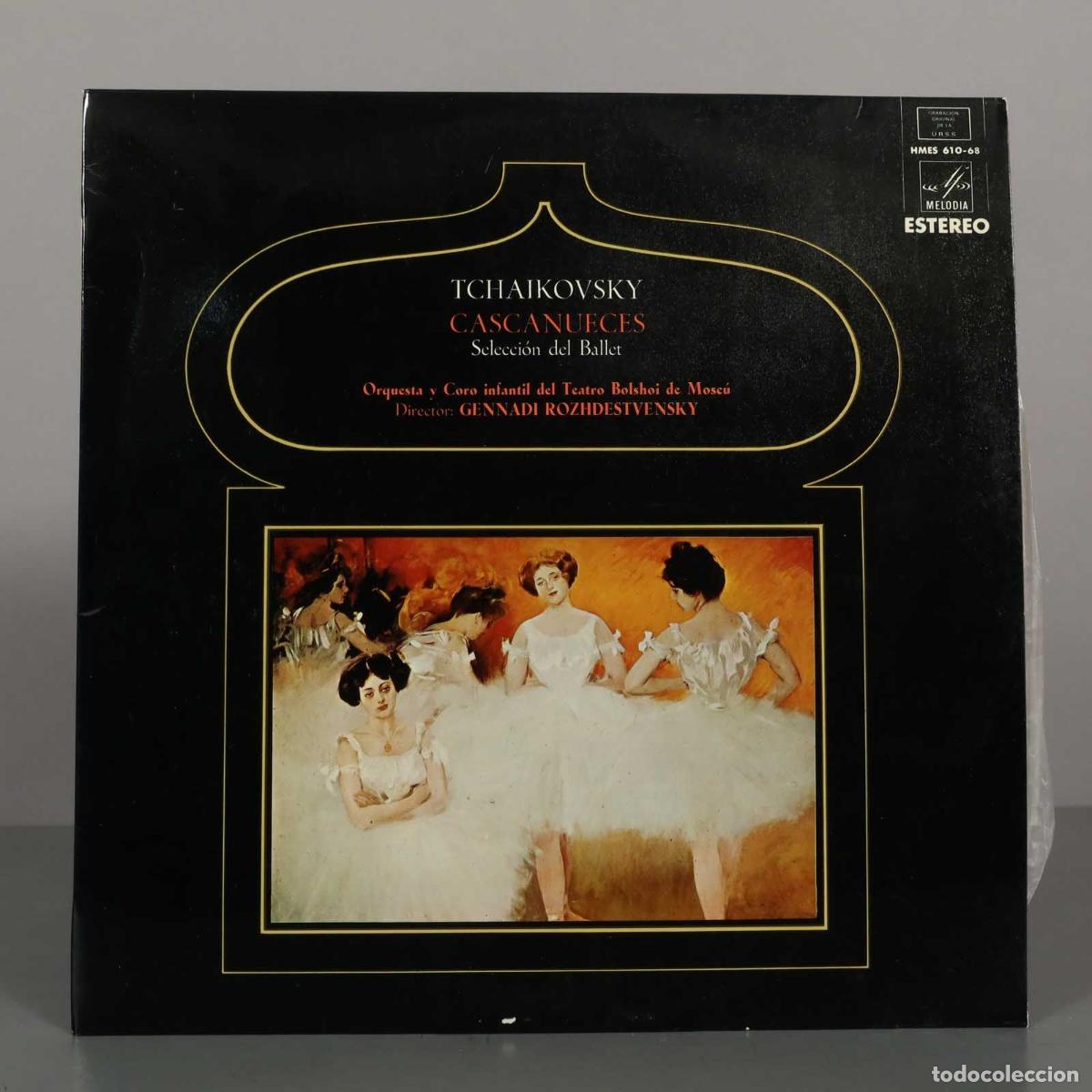 Discos de vinil: LP. Cascanueces Selecci&oacute;n del Ballet - Tchaikovsky - Gennadi Rozhdestvensky, Orquesta y Coro infant