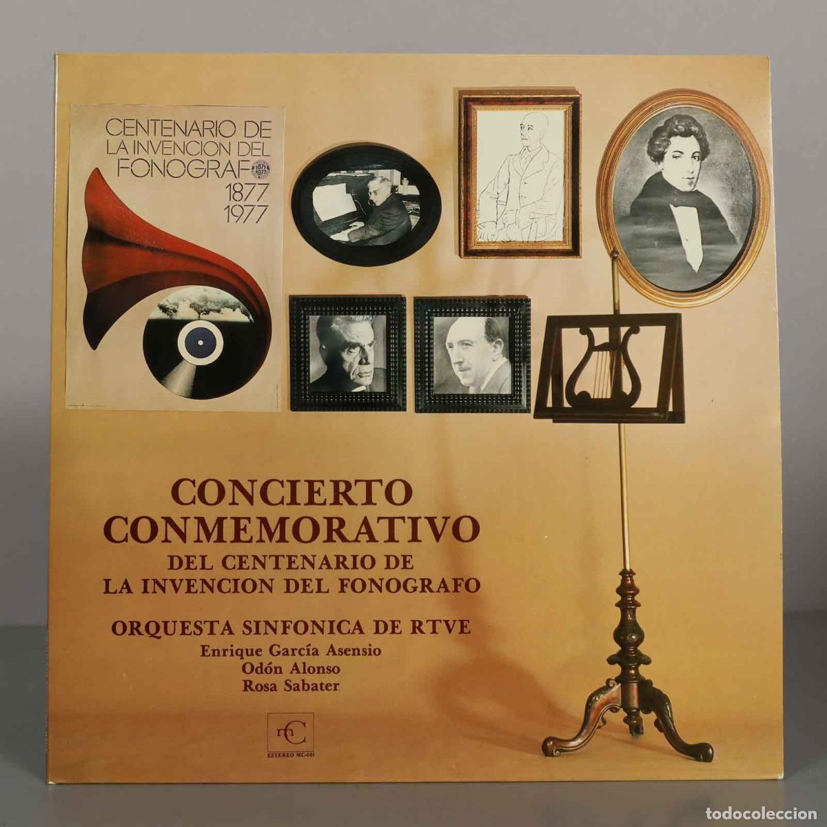 Discos de vinil: LP. Concierto Conmemorativo del Centenario de la Invenci&oacute;n del Fon&oacute;grafo - Orquesta Sinf&oacute;nica de RT