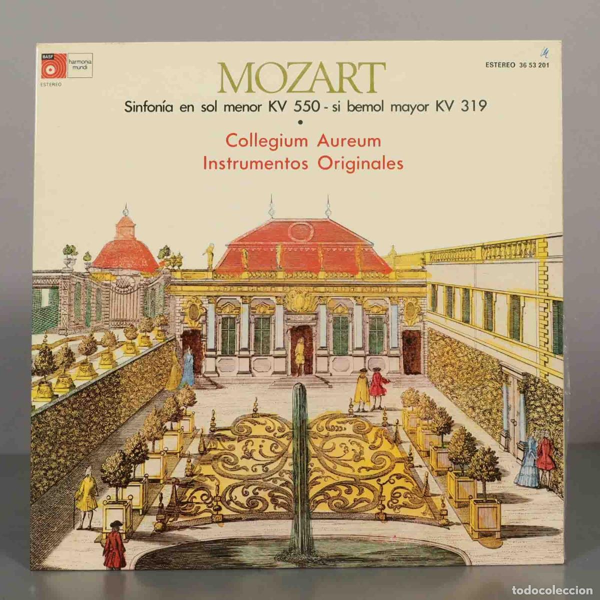 Discos de vinil: LP. Mozart - Sinfon&iacute;as KV 550, KV 319 - Collegium Aureum - Instrumentos Originales