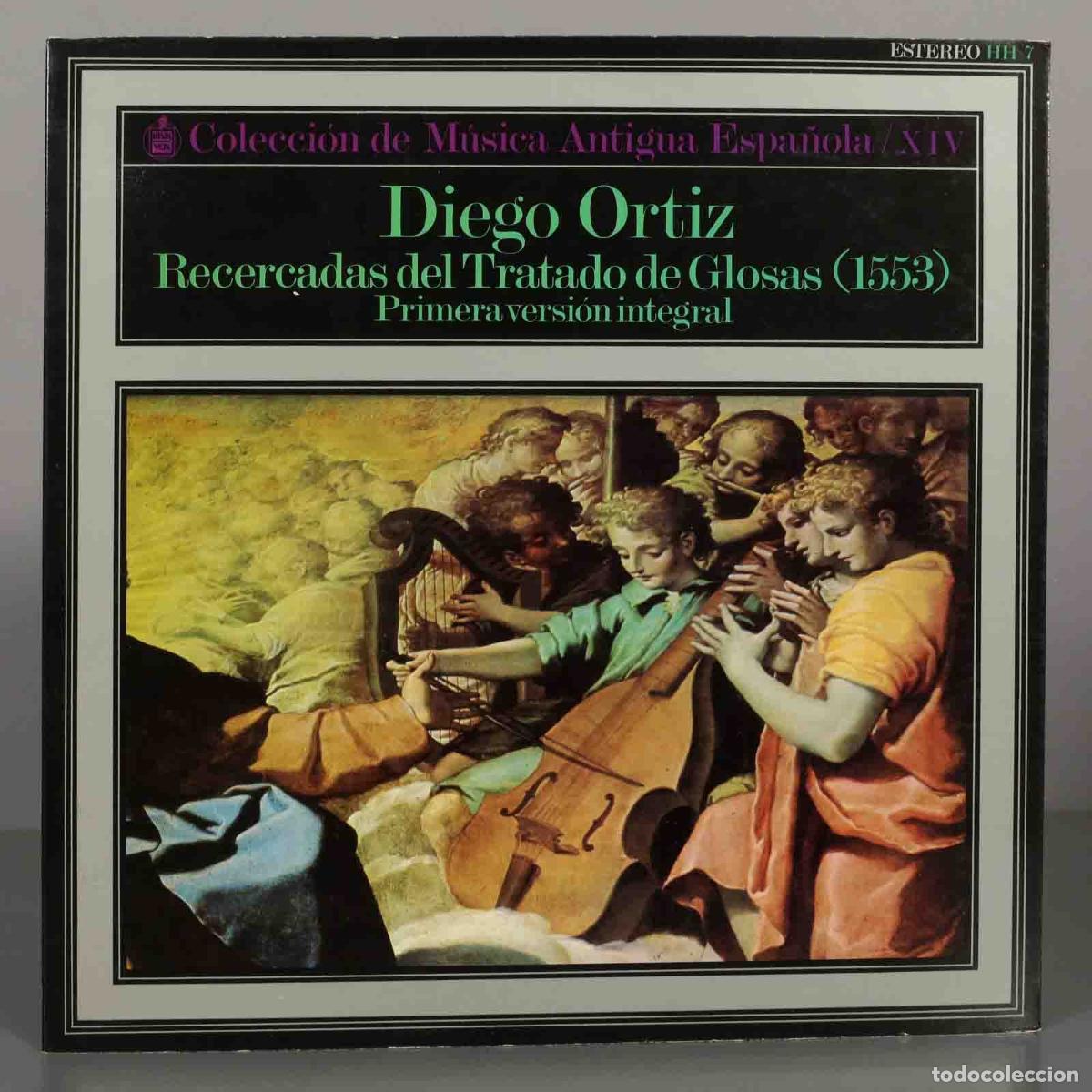 Discos de vinil: LP. Recercadas del Tratado de Glosas - Diego Ortiz - Jordi Savall, Genoveva G&aacute;lvez, Sergi Casademun
