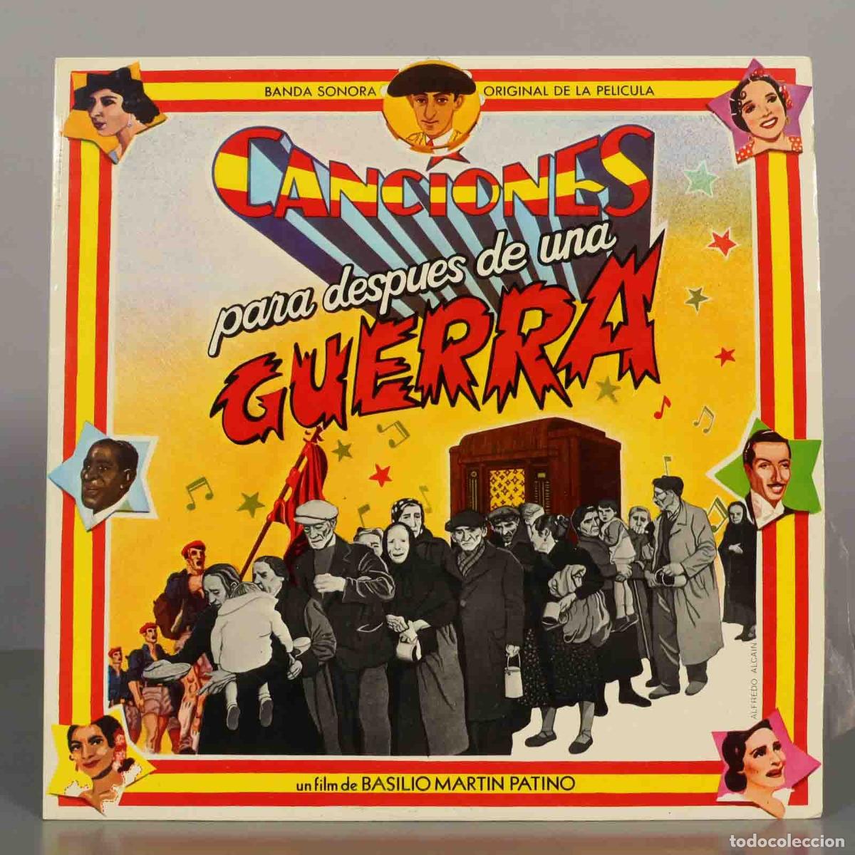 Discos de vinilo: LP. Canciones para despu&eacute;s de una guerra - Basilio Mart&iacute;n Patino - Alfredo Alca&iacute;n
