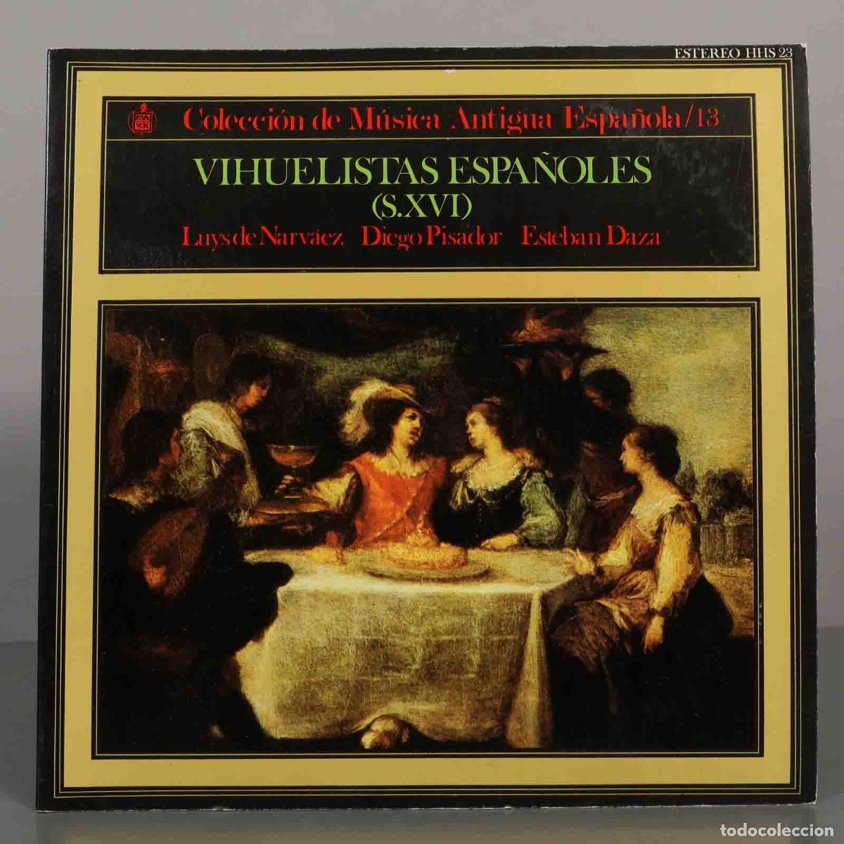 Discos de vinilo: LP. Vihuelistas Espa&ntilde;oles (S. XVI) - Luys de Narv&aacute;ez, Diego Pisador, Esteban Daza - Jorge Fresno