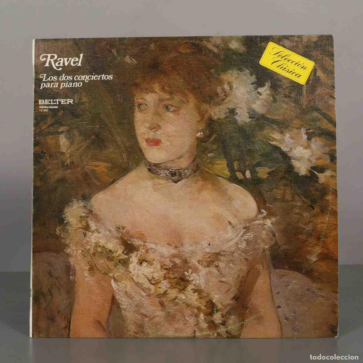 Discos de vinilo: LP. Los dos conciertos para piano - Ravel - Berthe Morisot - Belter