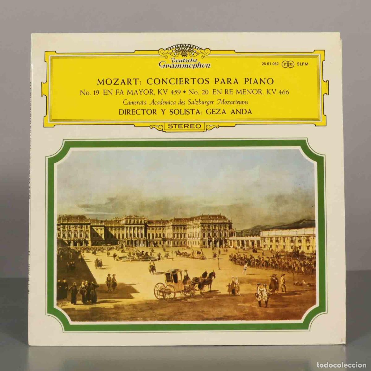Discos de vinilo: LP. Mozart: Conciertos para piano n.&ordm; 19 y n.&ordm; 20 - Camerata Academica des Salzburger Mozarteums, G