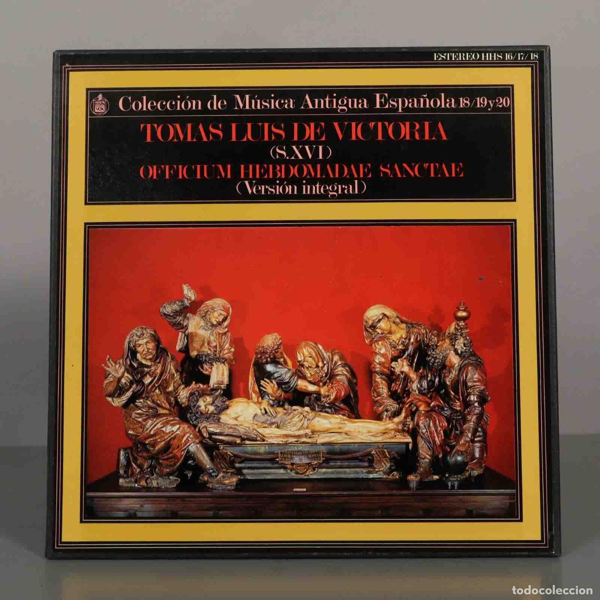 Discos de vinilo: LP. Officium Hebdomadae Sanctae - Tom&aacute;s Luis de Victoria - Hispavox
