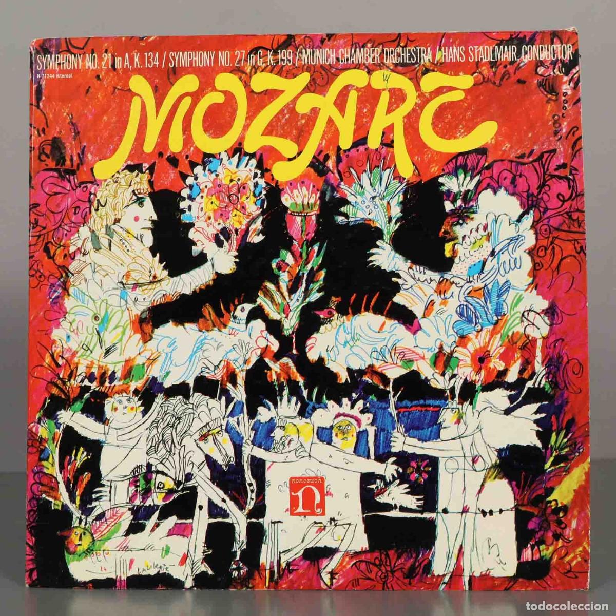 Discos de vinilo: LP. Mozart: Symphony No. 21 in A, Symphony No. 27 in G - Munich Chamber Orchestra, Hans Stadlmair