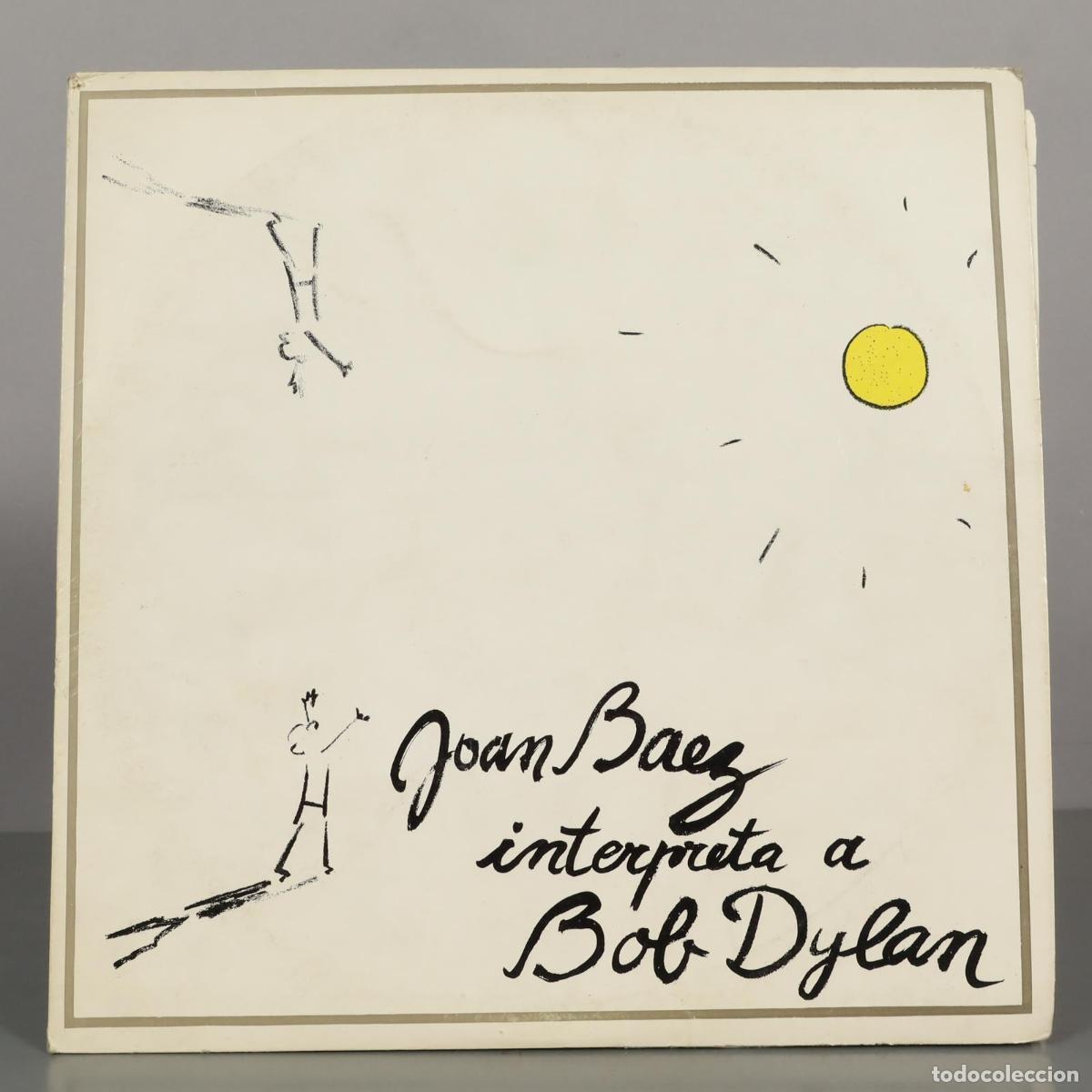 Discos de vinilo: LP. Joan Baez interpreta a Bob Dylan - Joan Baez - Foto 1