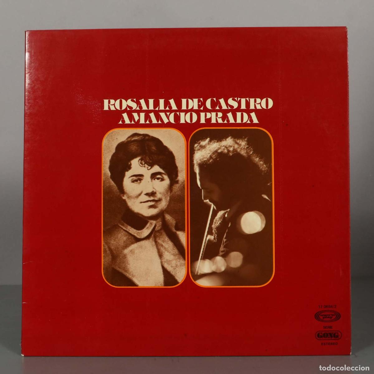 Discos de vinilo: LP. Rosal&iacute;a de Castro - Amancio Prada