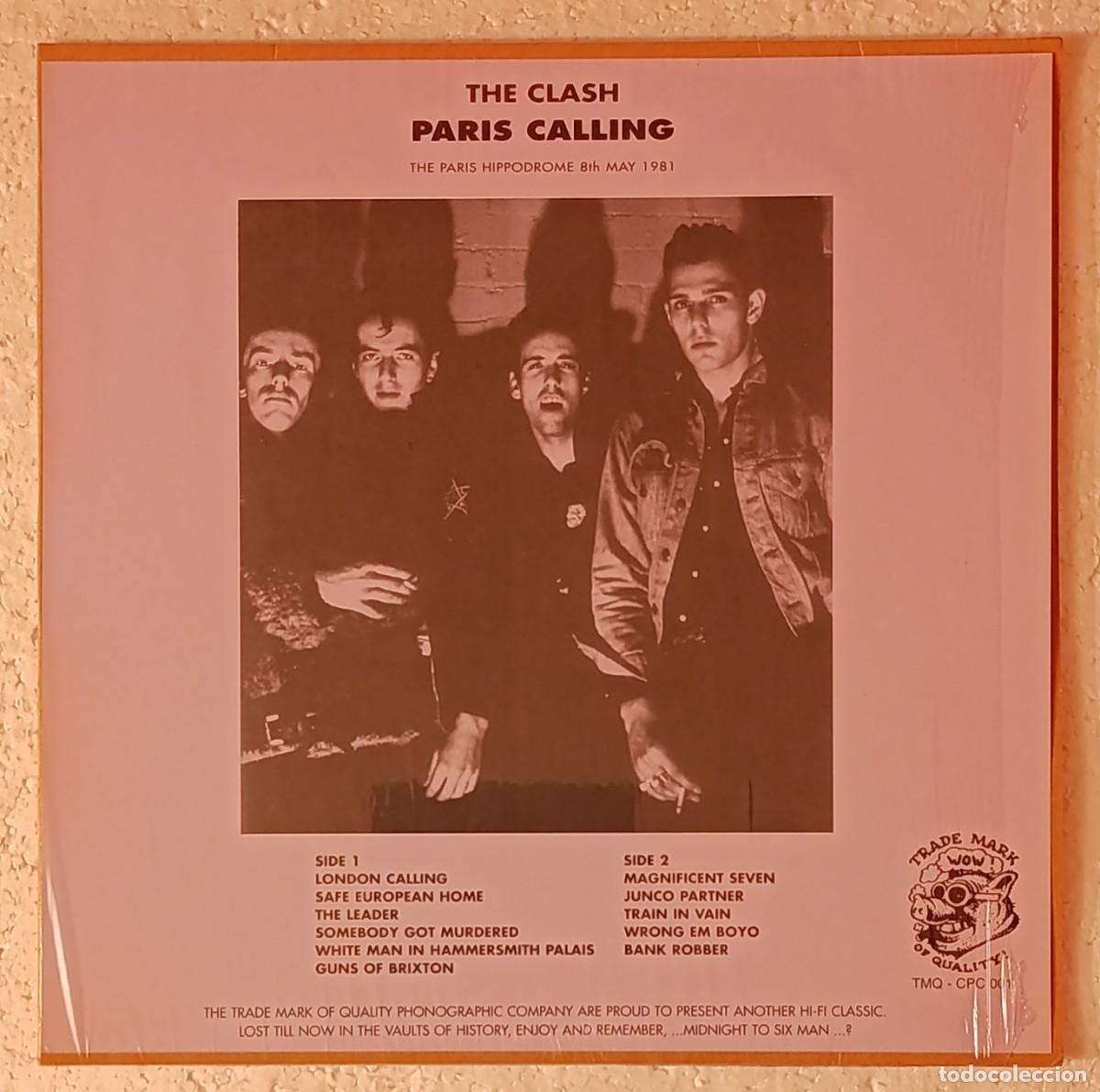 Discos de vinilo: The Clash. Paris calling