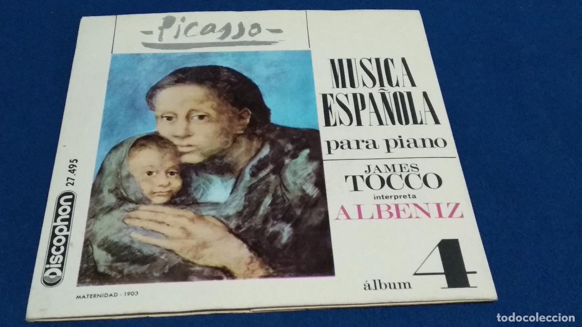 Discos de vinilo: J. Tocco interpreta Falla. M&uacute;sica espa&ntilde;ola para piano 3. Discophon 1966. Picasso single