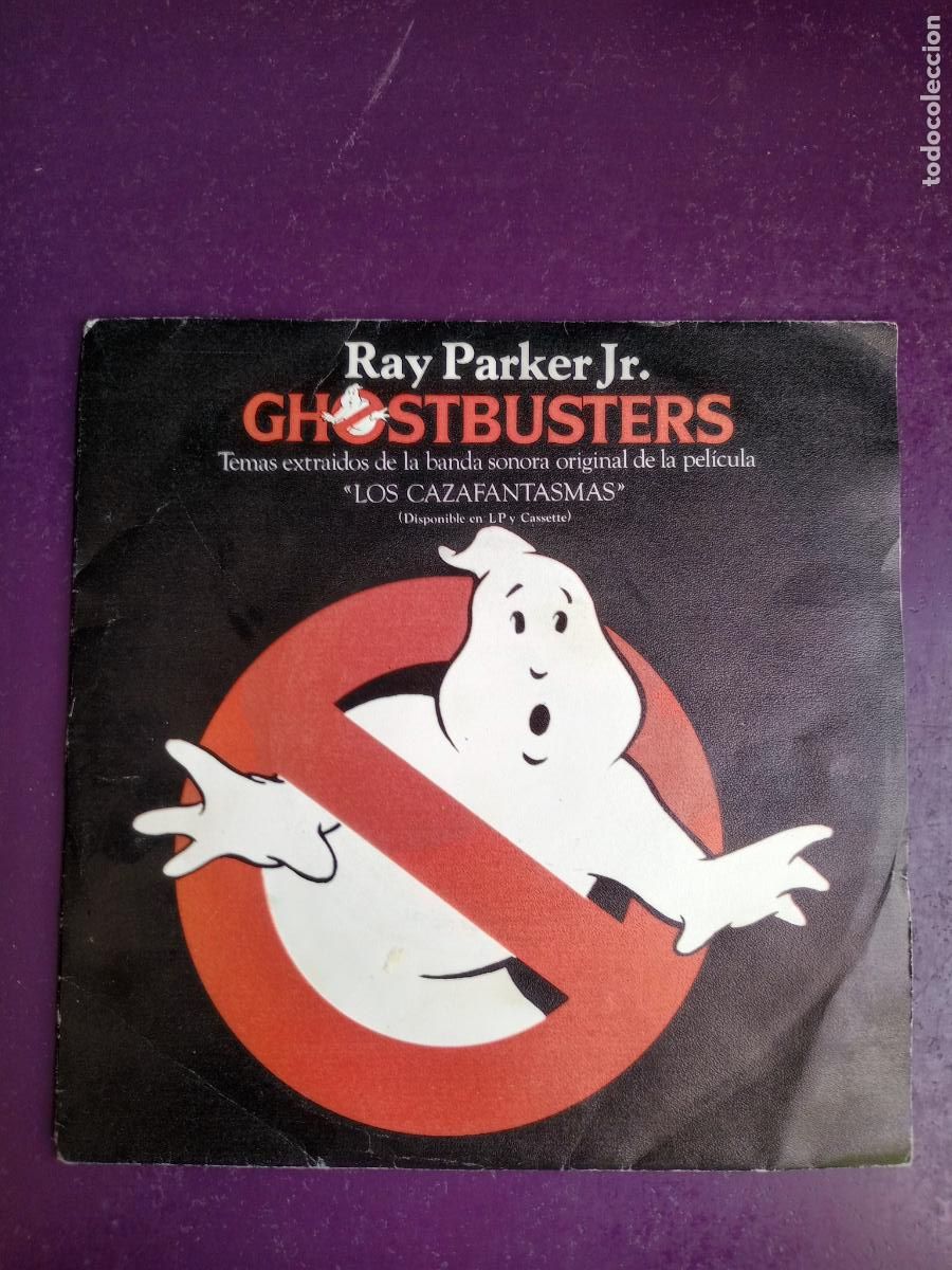 Discos de vinilo: Ray Parker Jr. &ndash; Ghostbusters - Sg ARIOLA 1984 - BSO CAZAFANTASMAS - DISCO POP