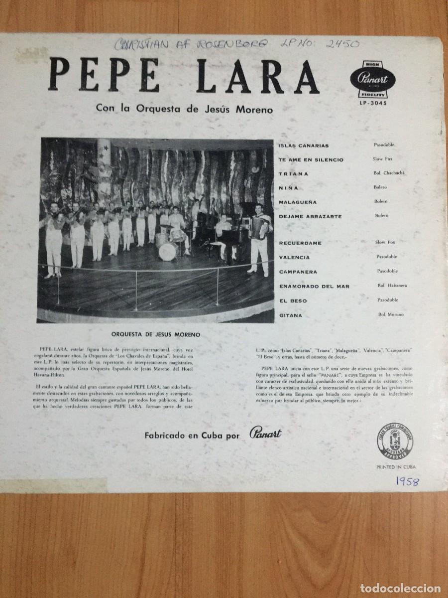 Discos de vinilo: PEPE LARA Orquesta JESUS MORENO - USA