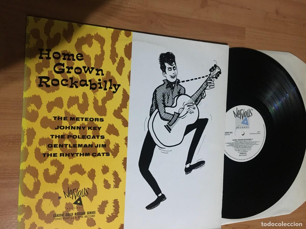 Discos de vinilo: HOME GROWN ROCKABILLY - The Meteors, The Polecats,...