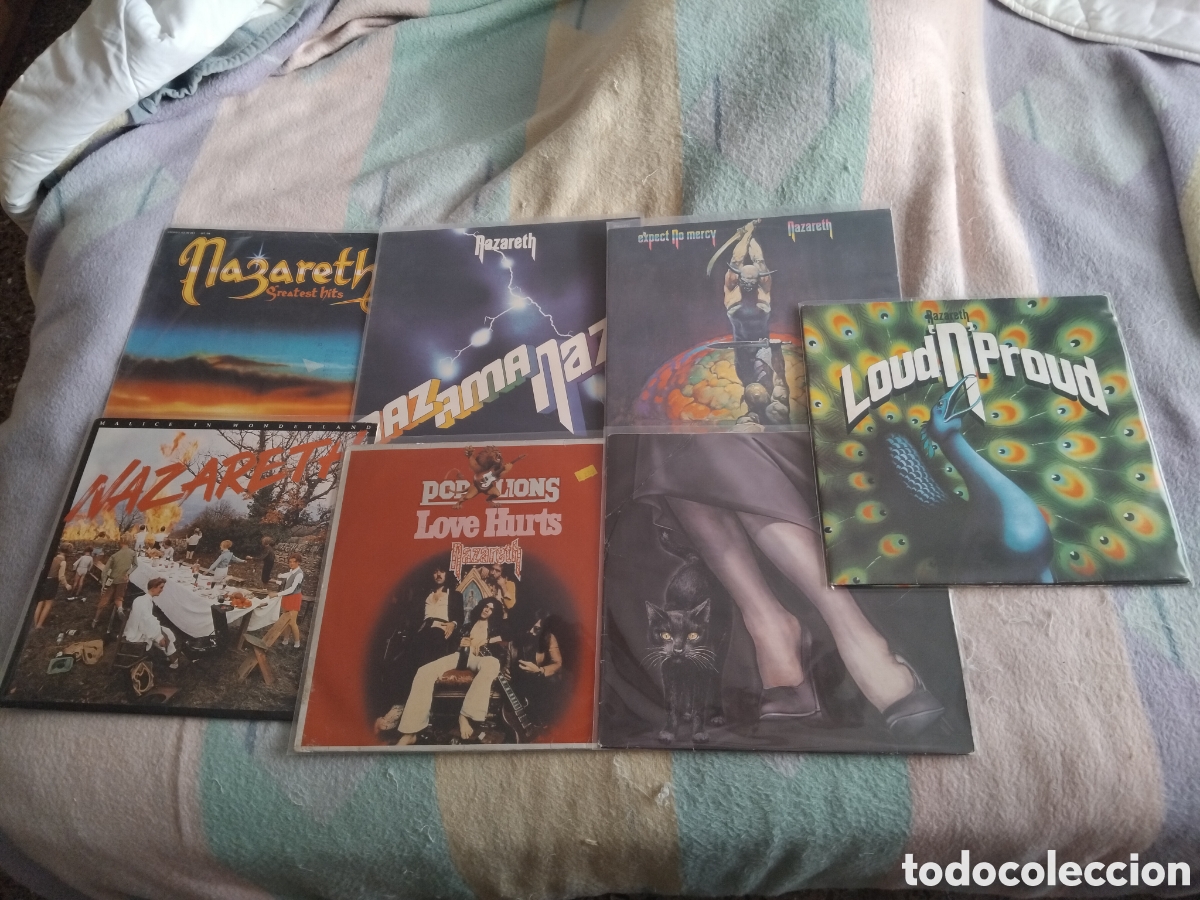Discos de vinilo: Lote 7 Lps grupo Nazareth vinilo ( leer descripcion,)