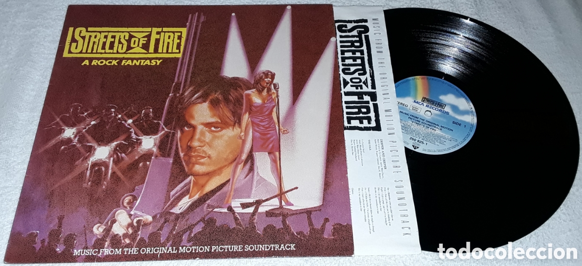Discos de vinilo: LP - STREET OF FIRE - A ROCK FANTASY - CALLES DE FUEGO - MADE IN GERMANY