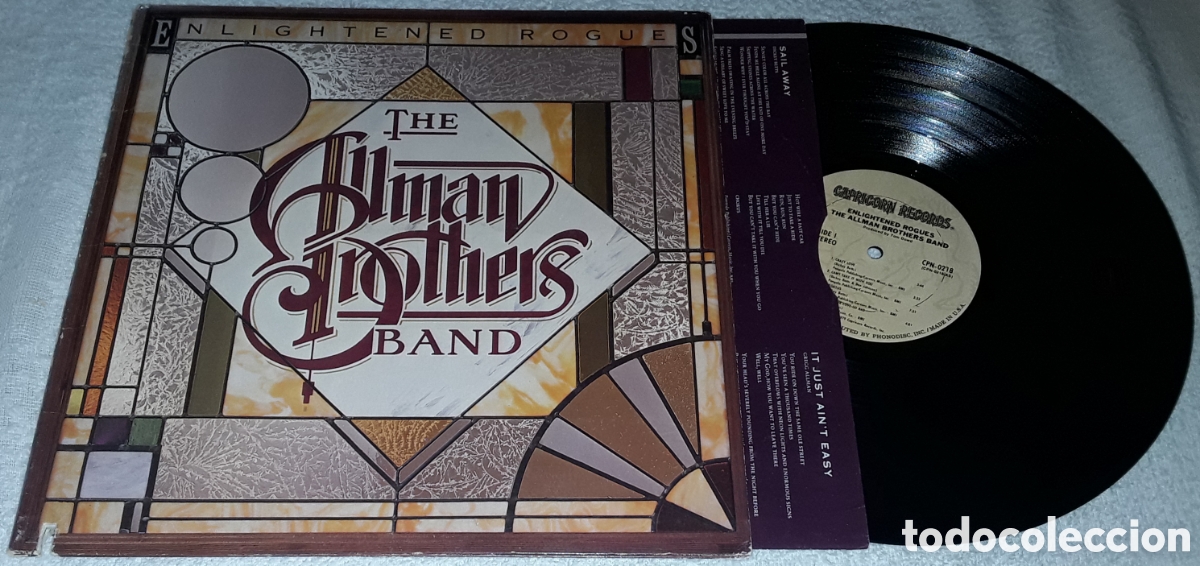 Discos de vinilo: LP - THE ALLMAN BROTHERS BAND - ENLIGHTENED ROGUES - GATEFOLD - MADE IN USA 1979