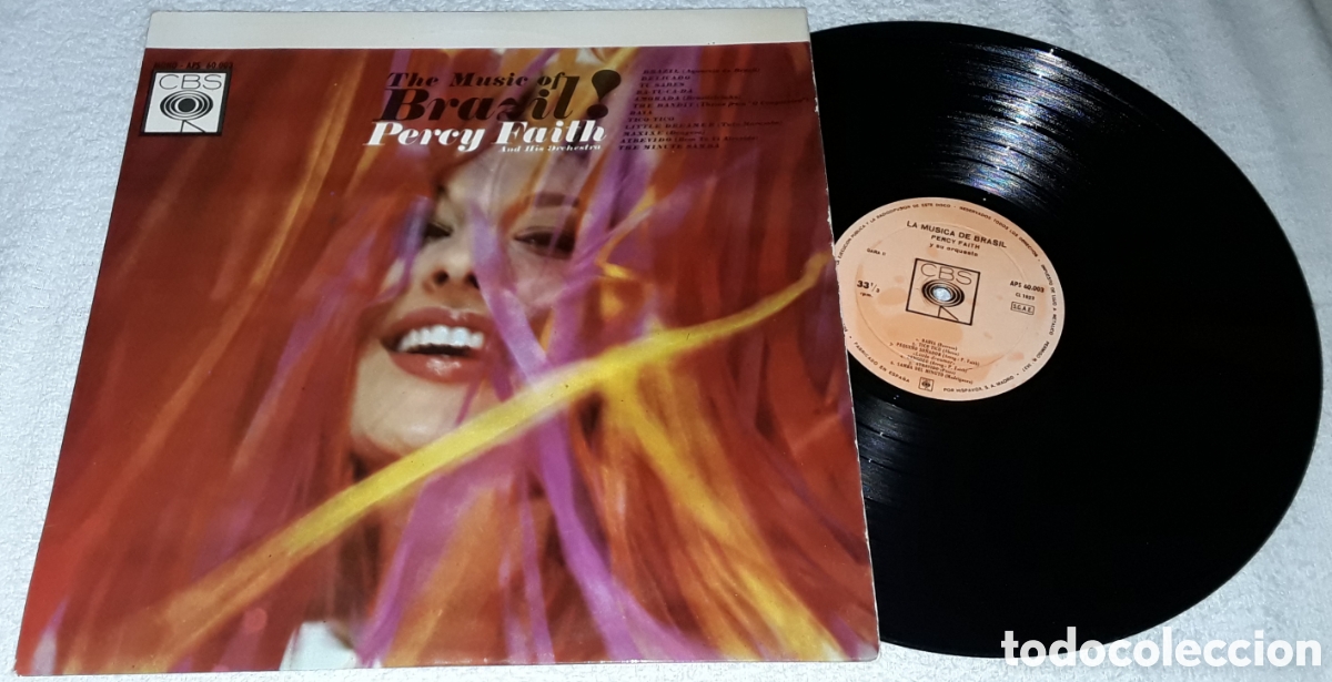 Discos de vinilo: LP- PERCY FAITH AND HIS ORCHESTRA - THE MUSIC BRAZIL - PERCY FAITH - LA MUSICA DE BRASIL