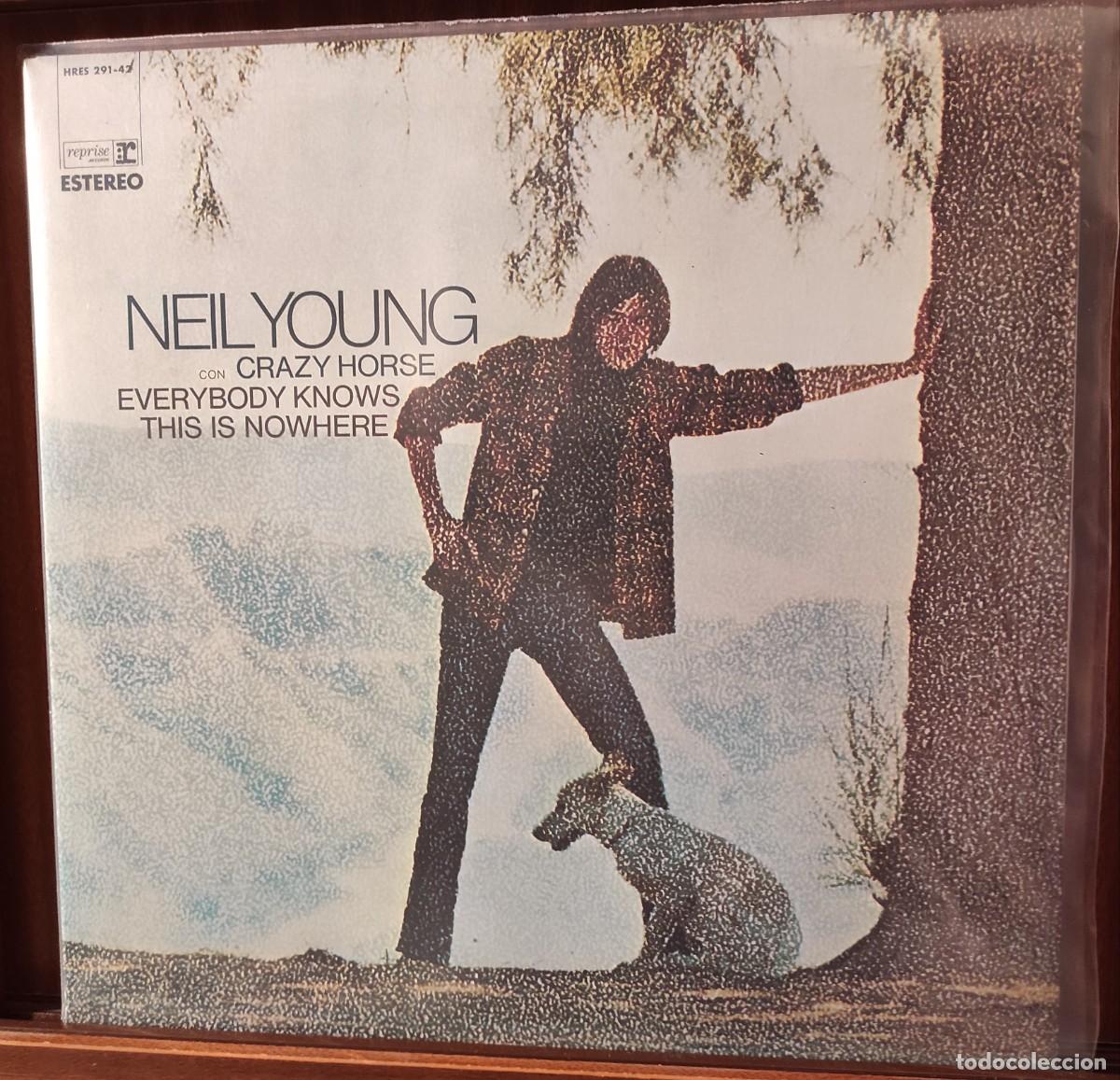 Discos de vinilo: Neil Young Con Crazy Horse &lrm;&ndash; Everybody Knows This Is Nowhere VINILO EDICION ESPA&Ntilde;OLA GATEFOLD1972