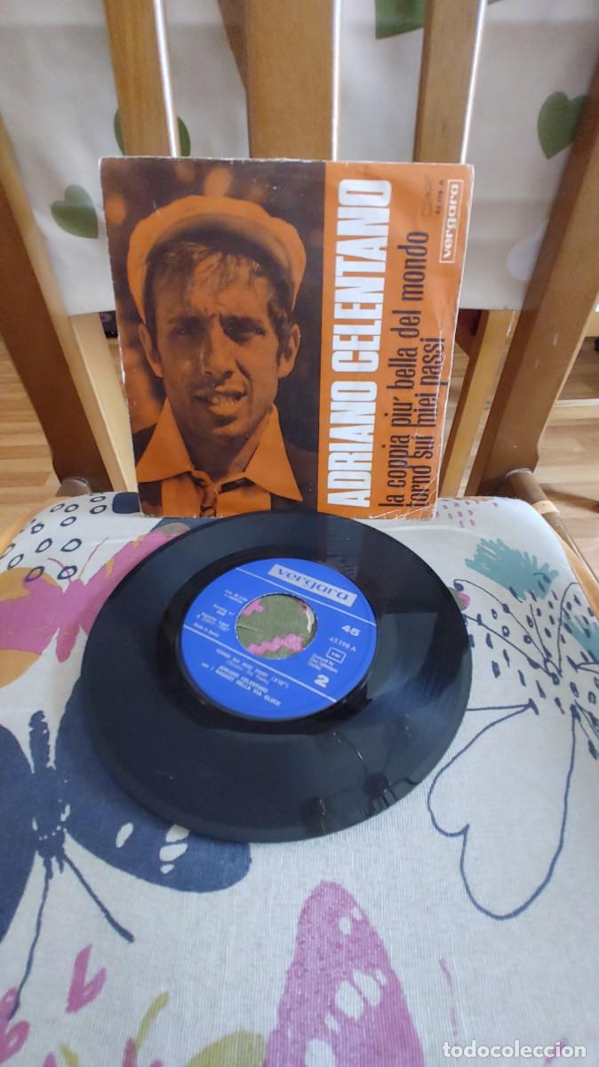 Discos de vinilo: ADRIANO CELENTANO-SINGLE LA COPPIA PIU BELLA DEL MONDO