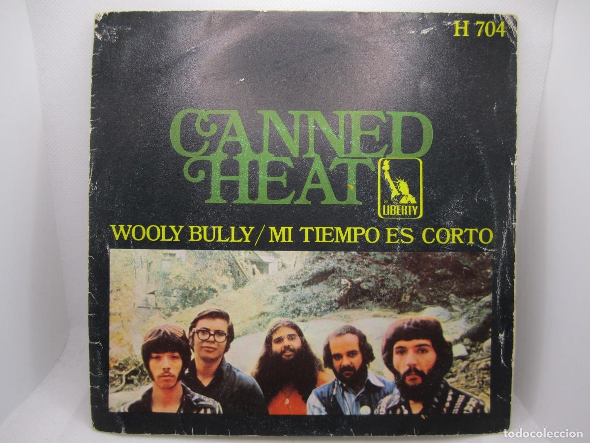 Discos de vinilo: disco vinilo single canned heat wooly bully