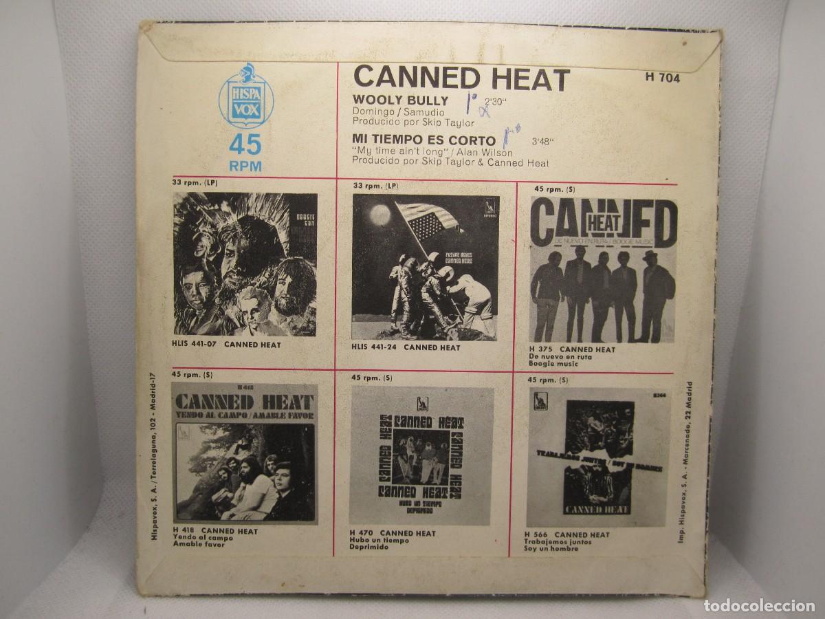 Discos de vinilo: disco vinilo single canned heat wooly bully - Foto 3