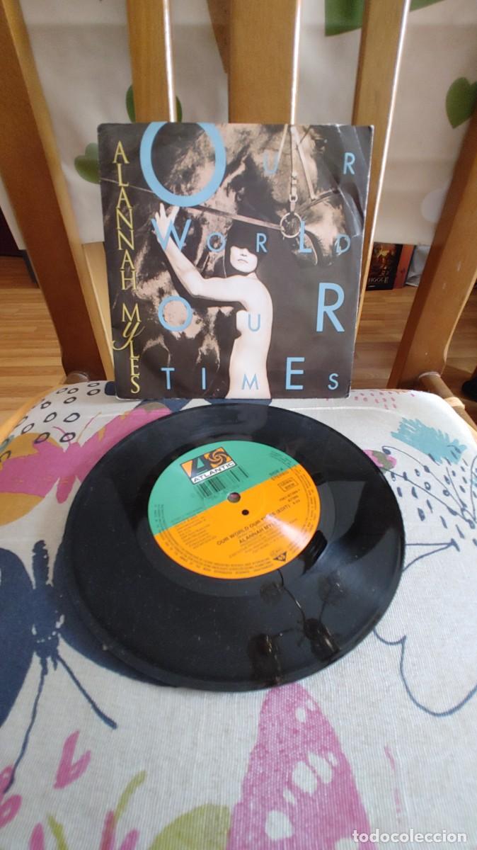 Discos de vinilo: ALANNAH MYLES-SINGLE OUR WORLD OUR TIMES
