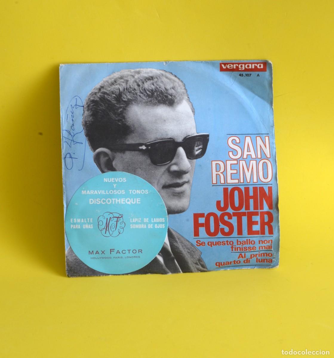Discos de vinilo: VINILO SINGLE John Foster, &rdquo;Se questo ballo non finisse mai&rdquo; 1966