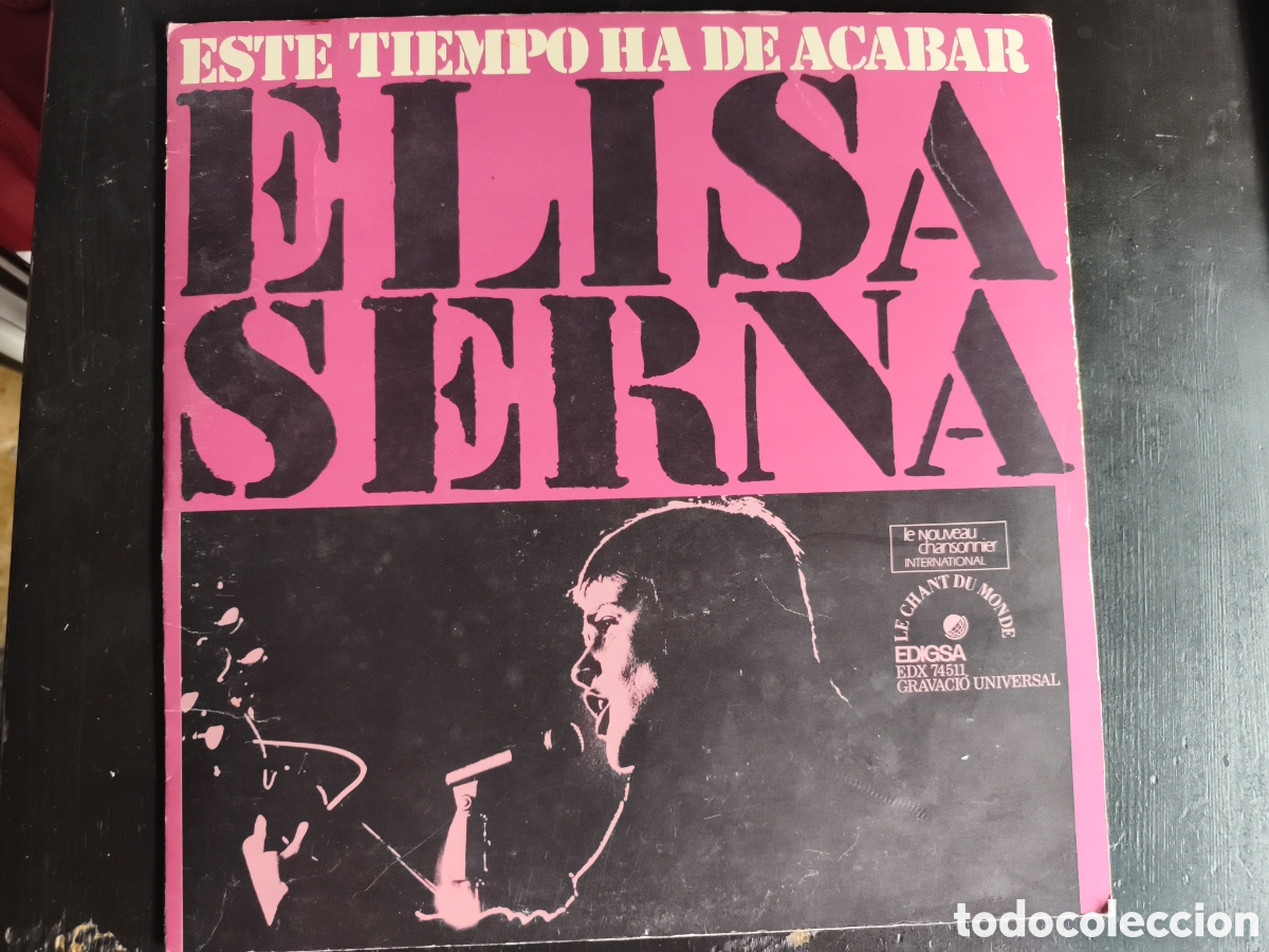 Discos de vinilo: VINILO ELISA SERNA. EL TIEMPO HA DE ACABAR