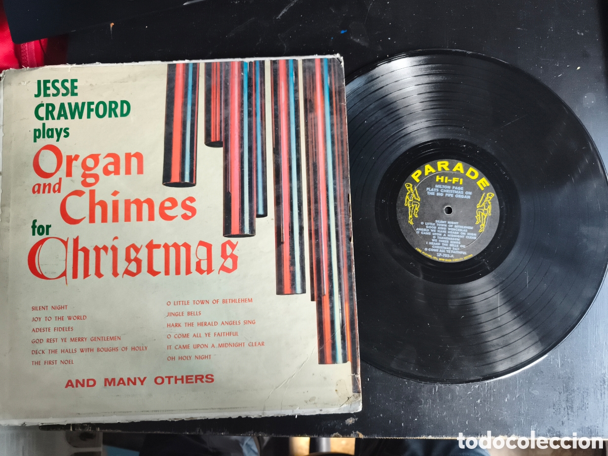 Discos de vinilo: VINILO. ORGAN AND CHIMES CHRISTMAS. FJNDA DA&Ntilde;ADA