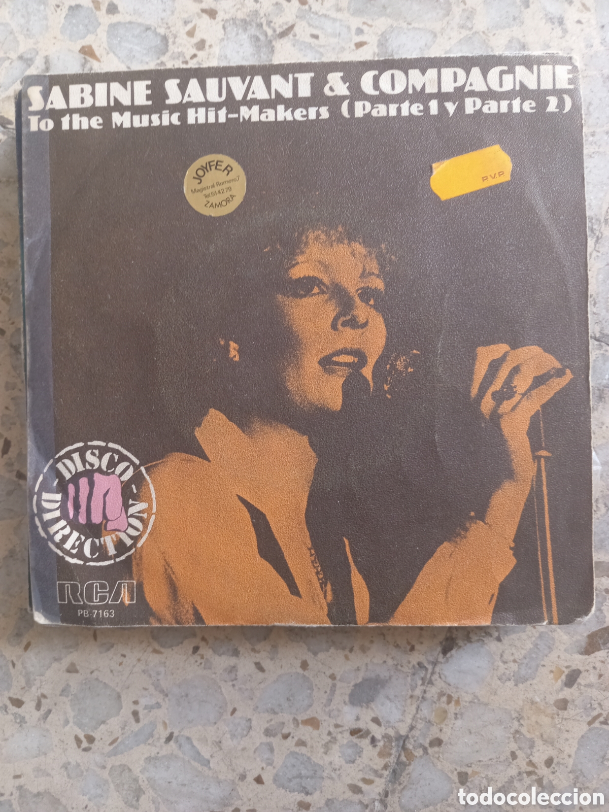Discos de vinilo: SGL SABINE SAUVANT TO THE MUSIC HIT MAKERS 1978
