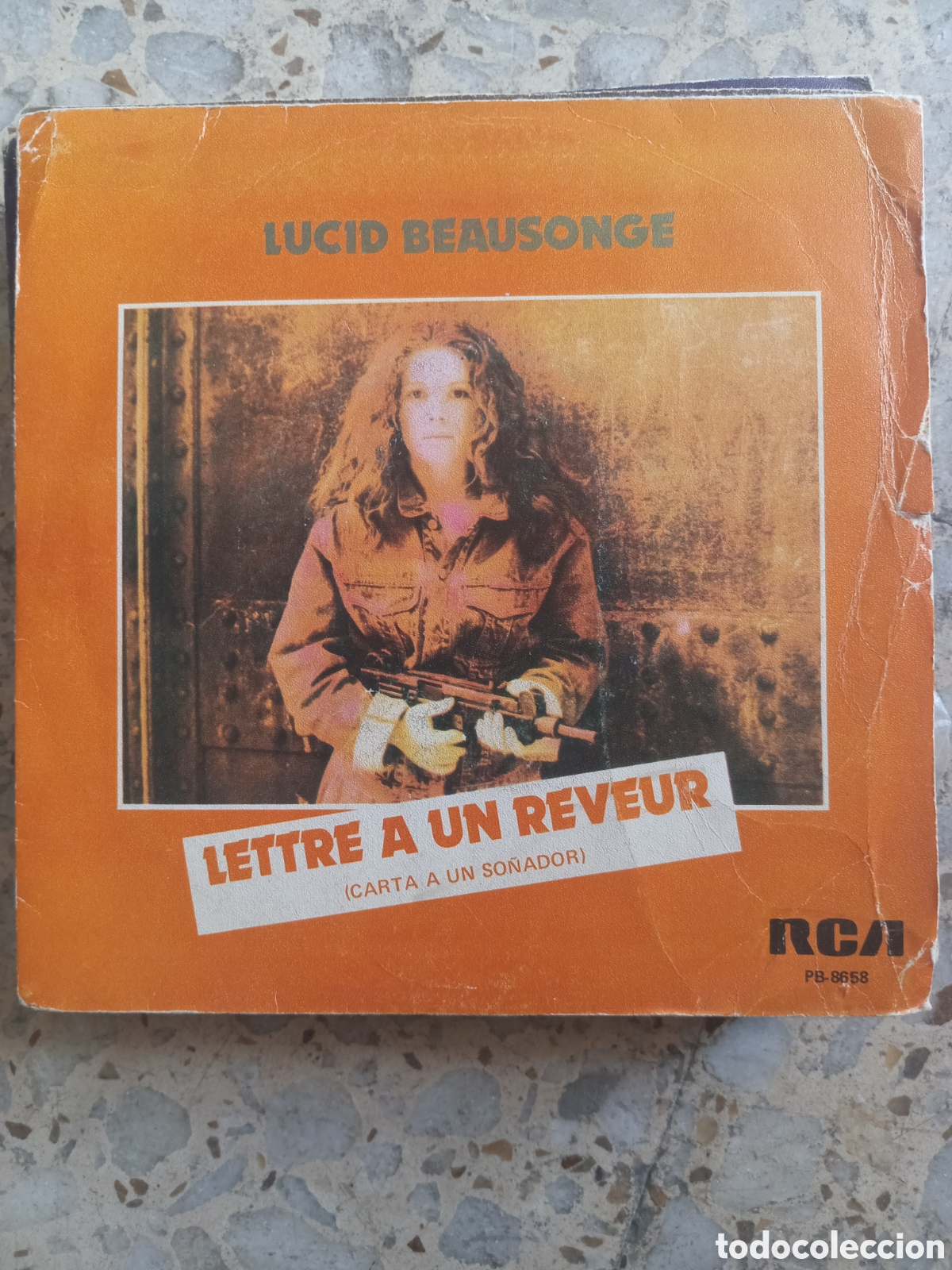 Discos de vinilo: SGL LUCID BEAUSONGE LETTRE A UN REVEUR 1982 PROMO