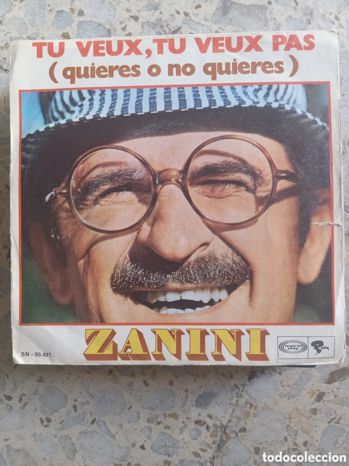 Vinyl records: SGL ZANINI TU VEUX TU VEUX PAS 1970