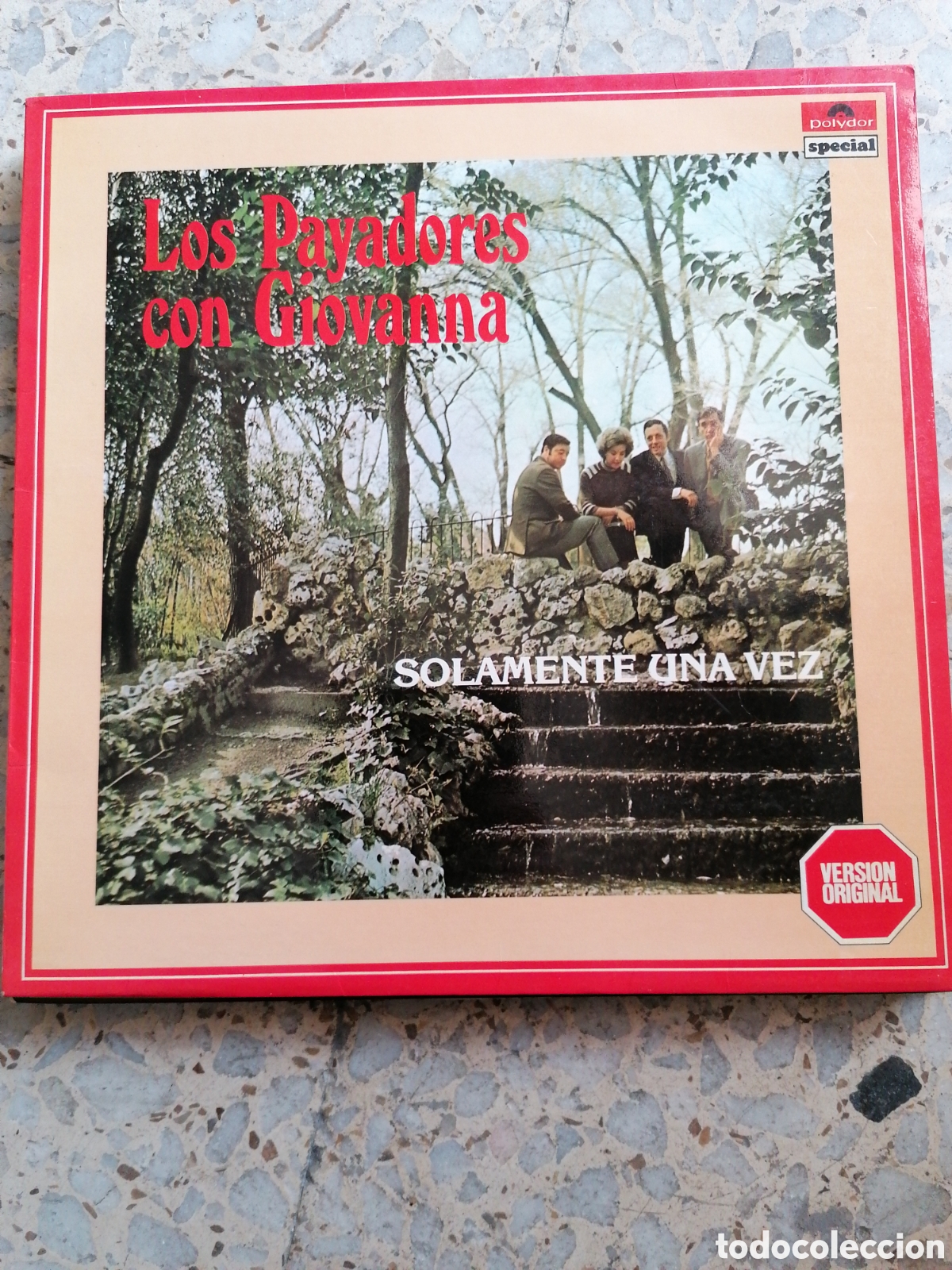 Discos de vinilo: LP LOS PAYADORES CON GIOVANNA SOLAMENTE UNA VEZ 1981