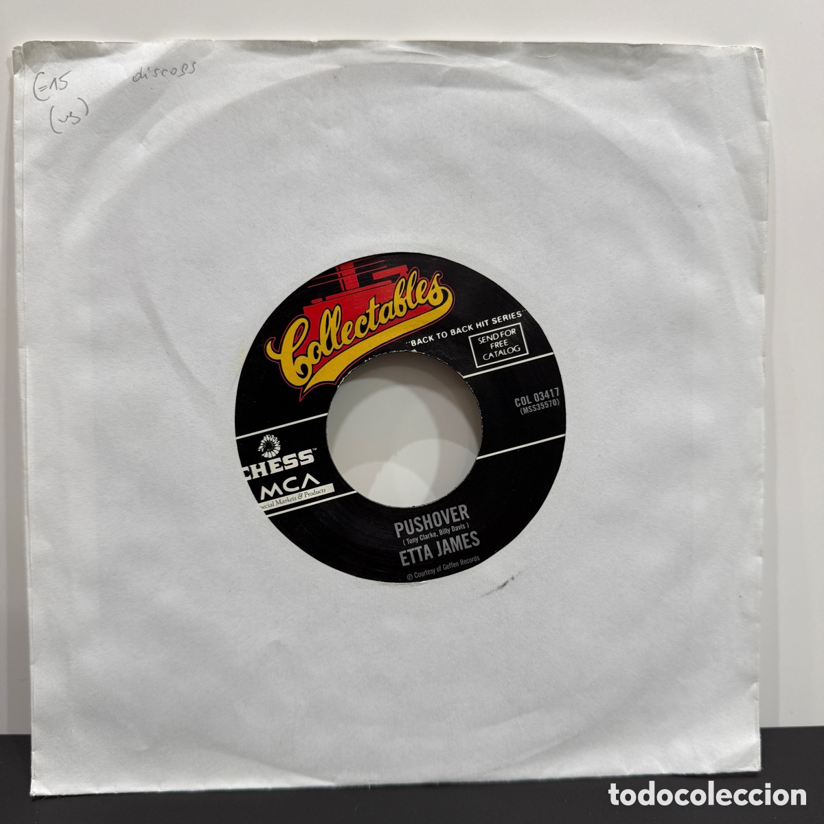 Discos de vinilo: Etta James - Tell Mama / Pushover (7&rdquo;, Single) USA