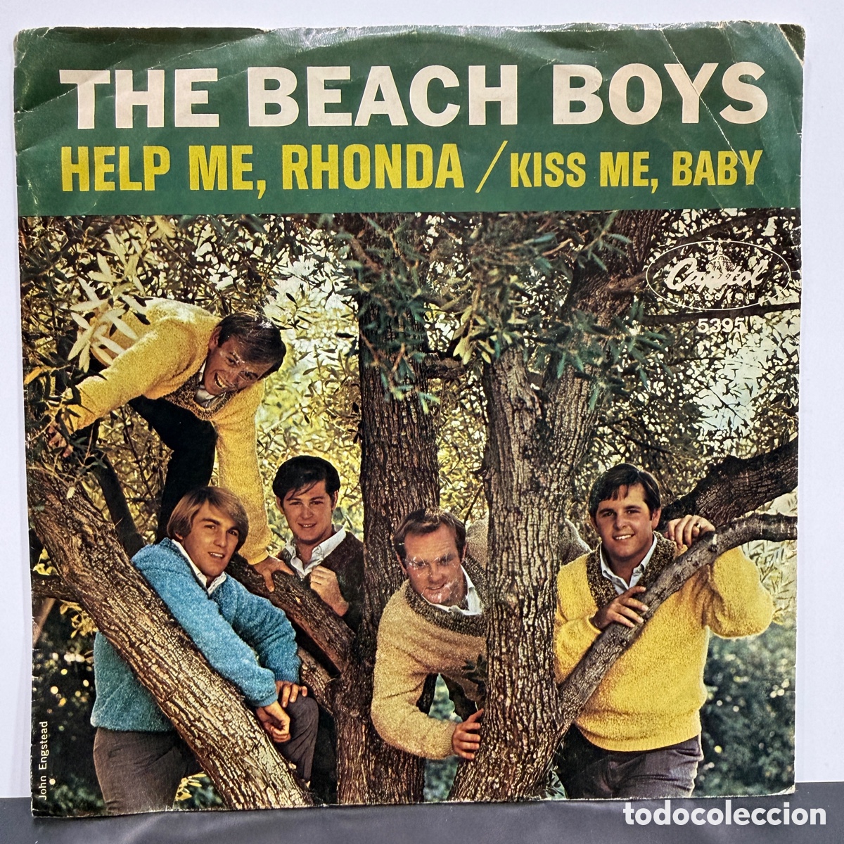 Discos de vinilo: The Beach Boys - Help Me, Rhonda (7&rdquo;, Single) 1965/USA