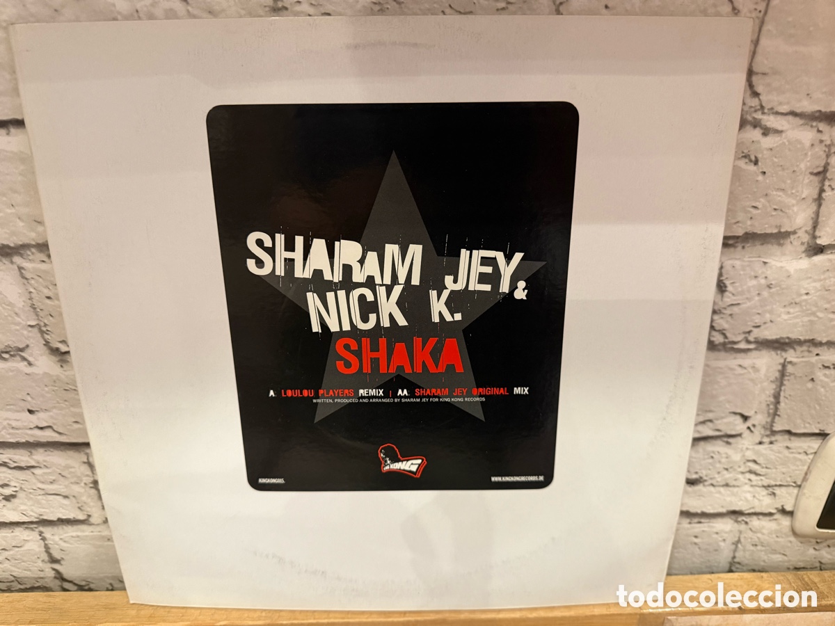Discos de vinilo: Sharam Jey & Nick K.&ndash; Shaka. Maxi vinilo electr&oacute;nic 2005.germany. Buen estado
