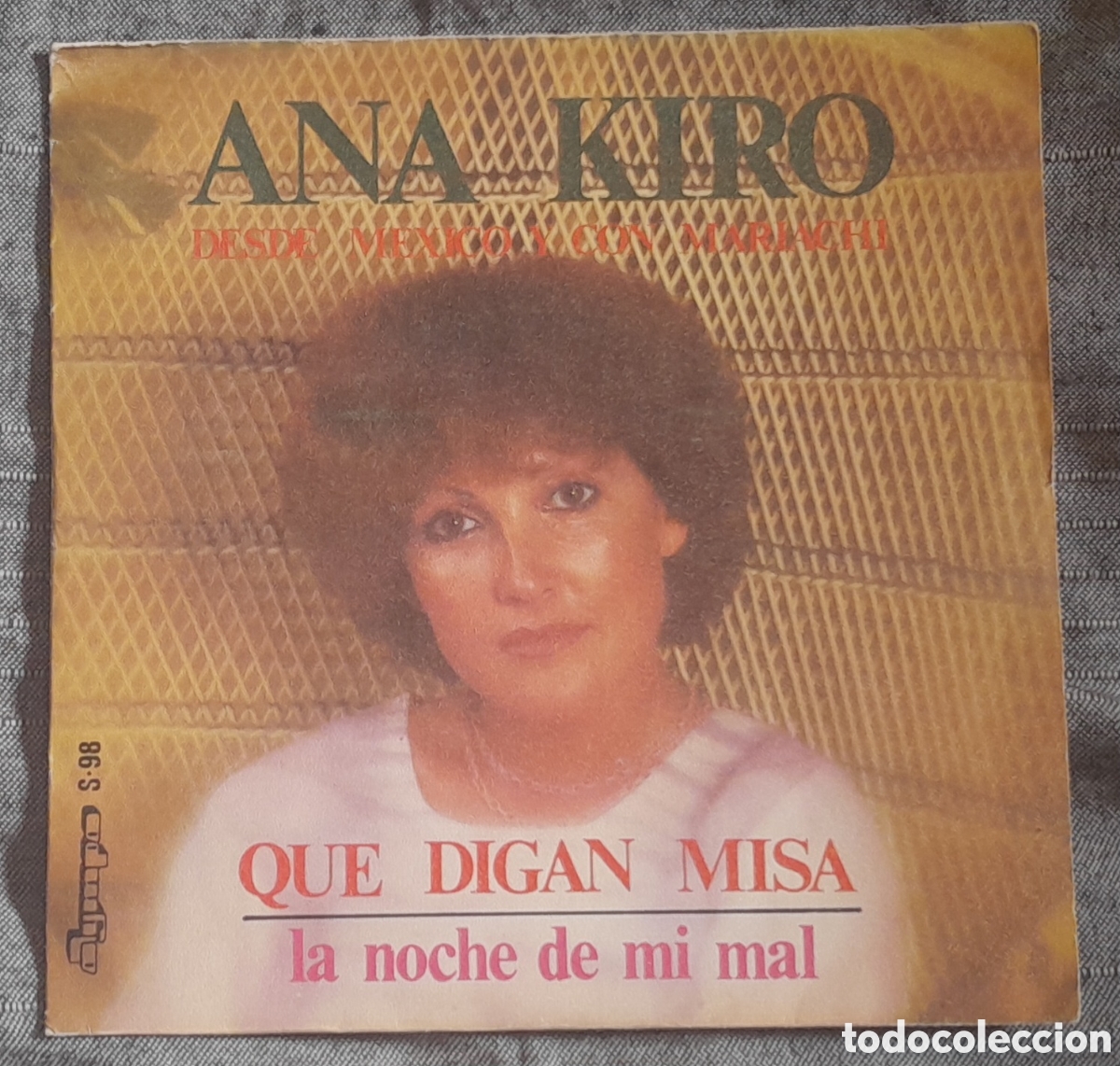 Discos de vinilo: ANA KIRO DESDE MEXICO CON MARIACHI - QUE DIGAN MISA + 1 - OLYMPO 1979