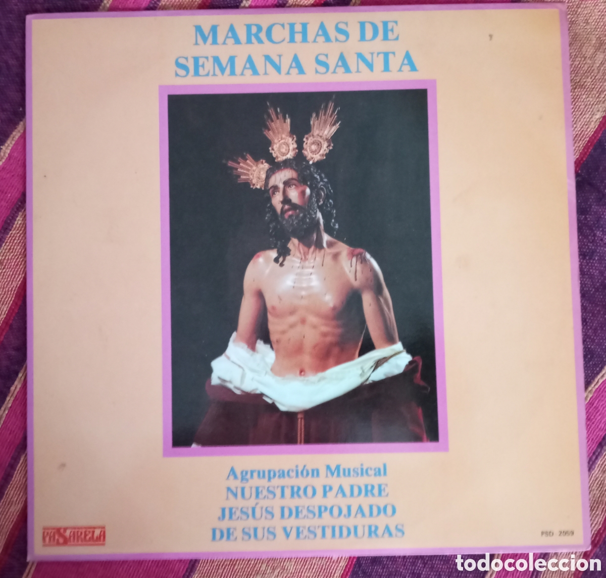 Discos de vinilo: Lp marchas de semana santa agrupaci&oacute;n musical nuestro padre jes&uacute;s despojado de sus vestiduras