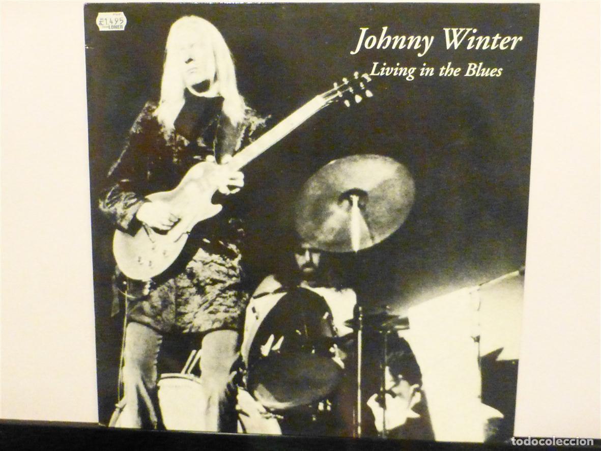Discos de vinilo: Disco Vinilo Long Play LP - Johnny Winter - Living in the Blues - Sugar 1993, Heavy Metal, Hard Rock