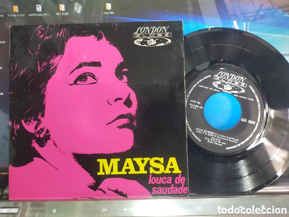 Discos de vinilo: Maysa ep louca de saudade + 3 Portugal