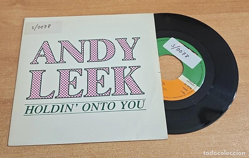 Discos de vinilo: ANDY LEEK Holdin' onto you GEORGE MARTIN 7&rdquo; SINGLE VINILO PROMO 1988 THE BEATLES CONTIENE 2 TEMAS