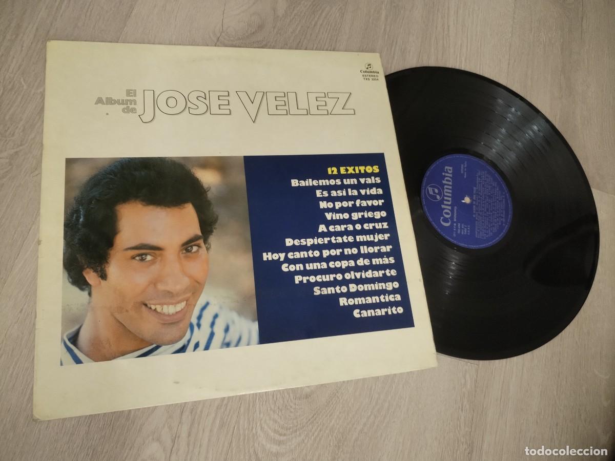 Discos de vinilo: JOSE VELEZ - EL ALBUM DE ... GRANDES EXITOS ..LP DE COLUMBIA DE 1982 ..12 TEMAS