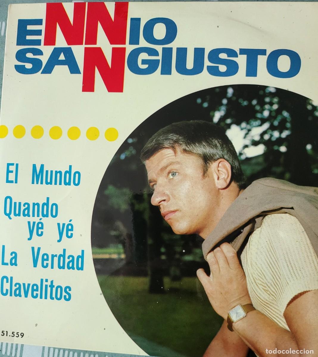 Discos de vinilo: Ennio Sangiusto Ep sello Belter editado en Espa&ntilde;a a&ntilde;o 1965...