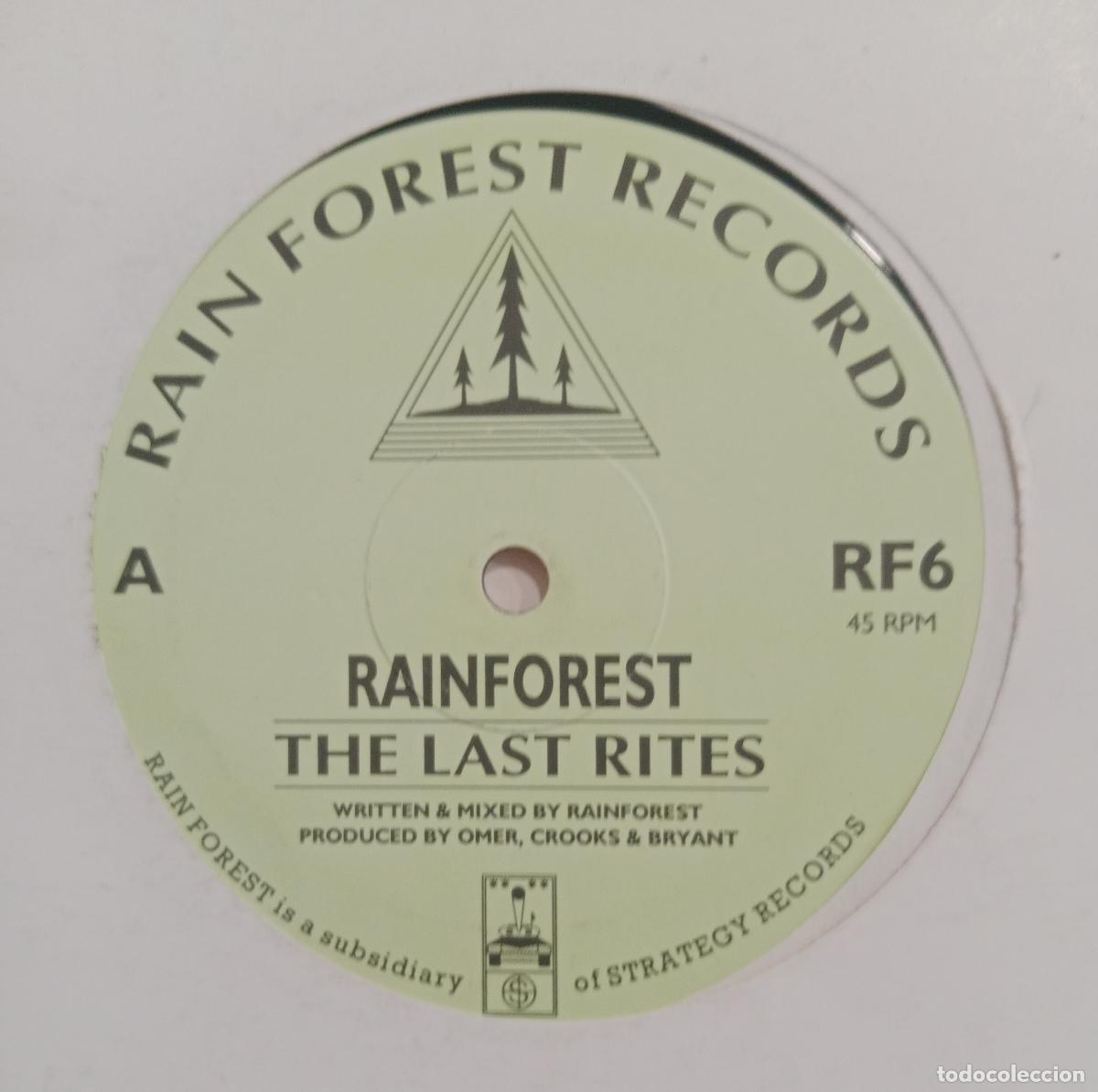 Discos de vinilo: Rainforest &ndash; The Last Rites / Mania UK 1994 Maxi
