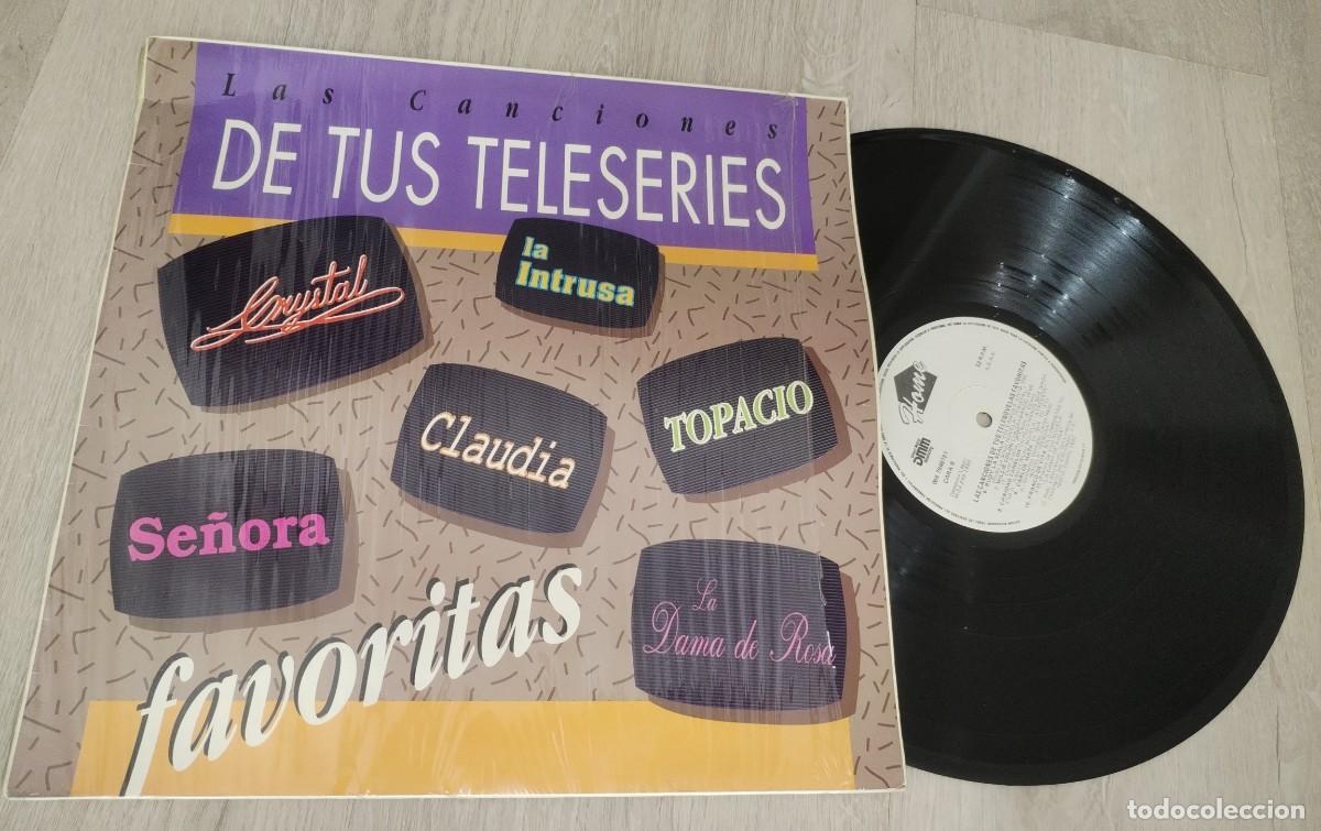 Discos de vinilo: LAS CANCIONES DE TUS TELESERIES FAVORITAS . ..LP DE EMI - ESPA&Ntilde;OL DE 1990 - 10 TEMAS.. BUEN ESTADO