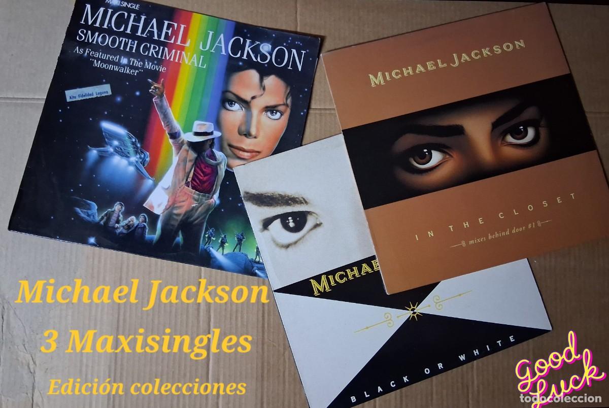 Discos de vinilo: Michael Jackson 3 MaxiSingles 1 edici&oacute;n (SERIE COLECCIONISTAS)