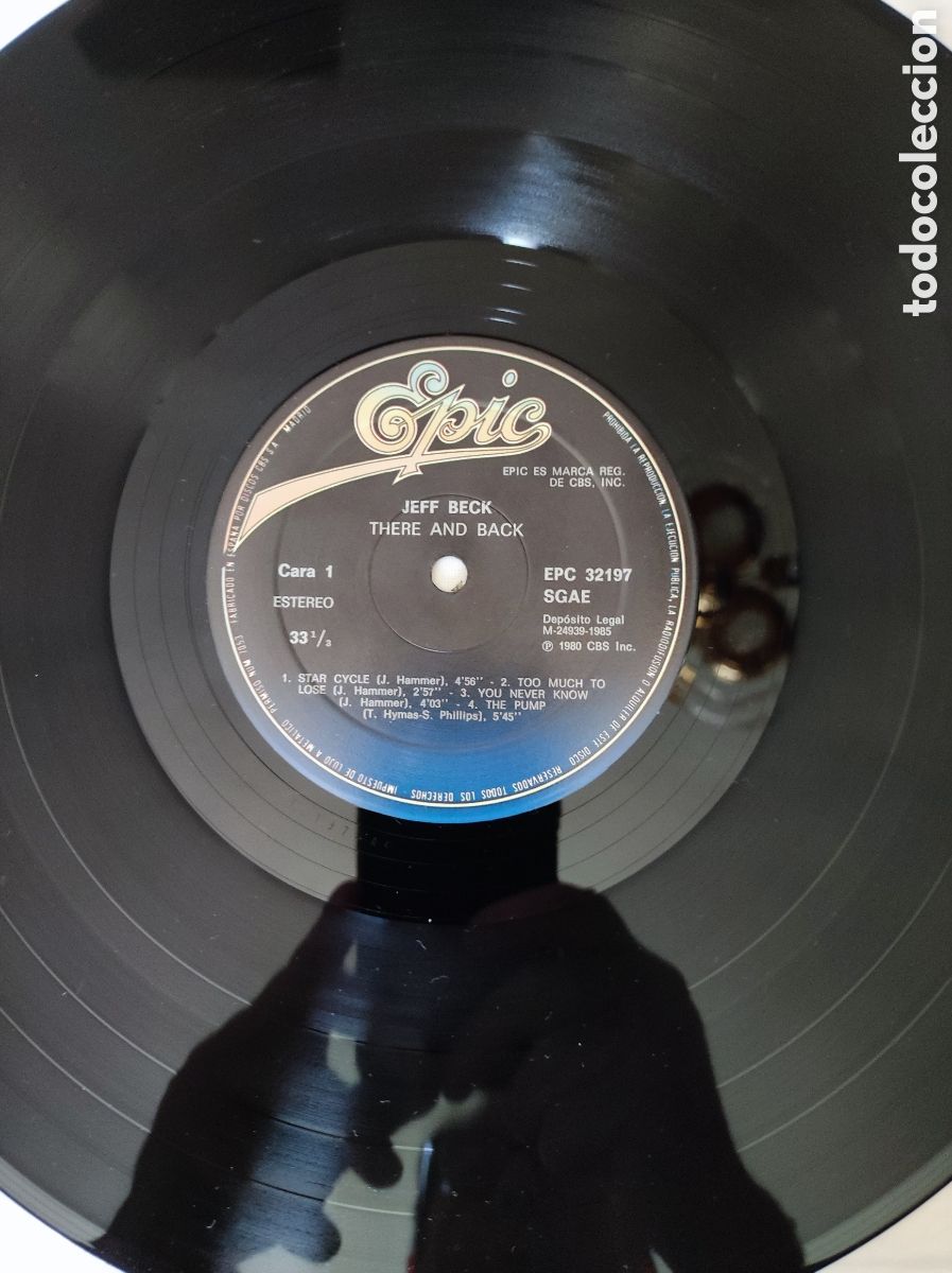 Discos de vinilo: JEFF BECK - THERE & BACK - Foto 3